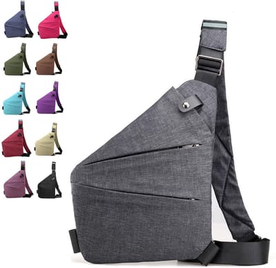 JHUBERS- Diefstalbestendige Tas - Anti-diefstal Schoudertas - Borstas voor Dames - Bodybag - Lichtgewicht - Comfortabel en Veilig