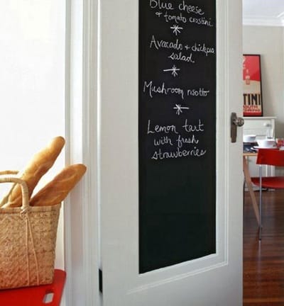 CHPN - KrijtbordSticker - Schoolbord-Sticker -KinderKrijtsticker - Kalkbord - Rol met krijtbord - Cadeau - Schoolbord - 200/45CM