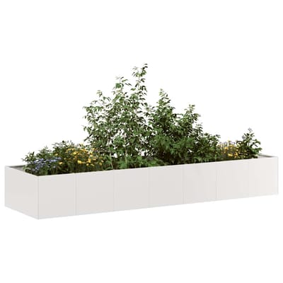 vidaXL - Plantenbak - 280x80x40 - cm - roestvrij - staal