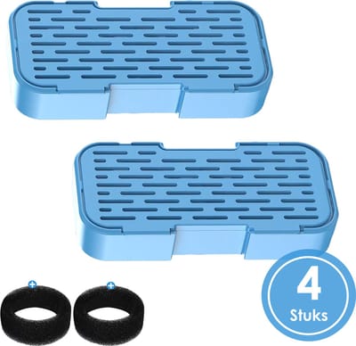 Drinkfontein Filters - 4 Stuks - Navulling voor Drinkfontein Kat en Hond - Geactiveerd Koolstof voor Schoon & Fris Water