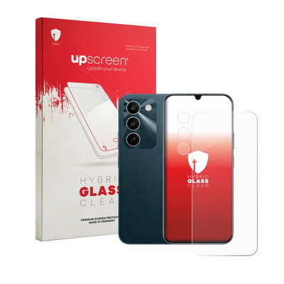 upscreen - Screenprotector voor realme C100 5G (Voor+Camera) - Folie Beschermfolie Beschermglas transparant