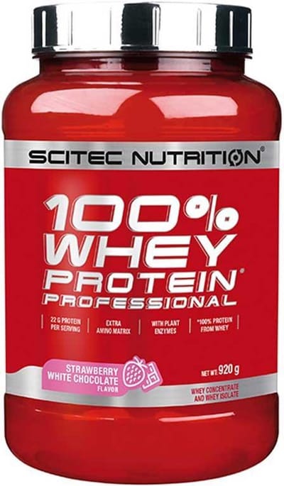 Scitec Nutrition - 100% Whey Protein Professional (Strawberry/White Chocolate - 920 gram)