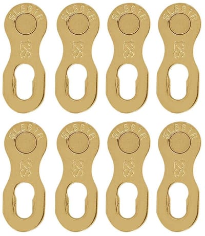 Dailygoods- Fietskettingsschakels 4 Paar - Stalen Verbindingsschakels - Snelsluiting - Fietsaccessoires - Herbruikbaar - Montagehandleiding inbegrepen - Fietsketting