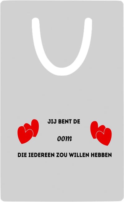 Hacebo® - jij bent de oom die iedereen zou willen hebben metalen boekenlegger - Oom - geweldige oom - liefste oom - verjaardag - cadeau - kado - bedankje - geschenk Bladwijzer boekenleggers - 7.6 cm x 5cm