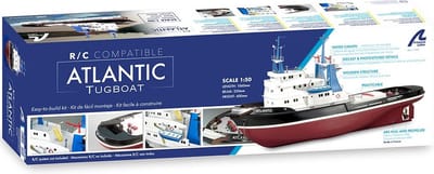 Artesania Latina - Atlantic Sleepboot - Houten en ABS Kunststof Modelbouw Schaal 1/50