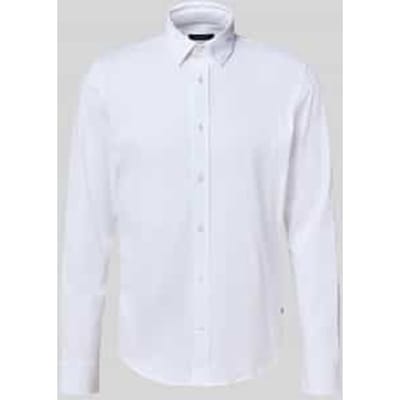 Slim fit vrijetijdsoverhemd met kentkraag, model 'trostol'