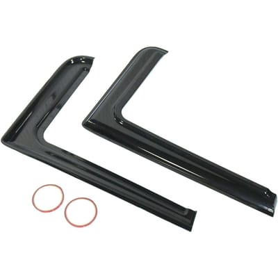 1 Paar L-vormige Wind- en Regenbeschermers Deflectoren Vervanging voor Ford Transit MK6 MK7 2006-2017 Europees zwart
