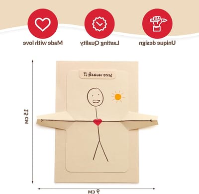 Pop-up Kaart - Romantische Kaart Wenskaart - Cadeau Geven - Uniek 3D Ontwerp - A5 Formaat - Wit