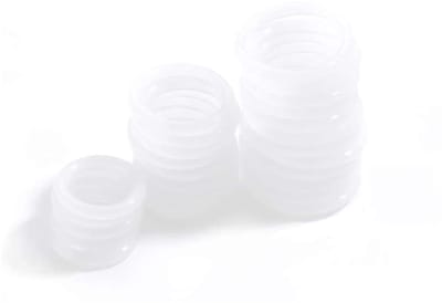 Witte Siliconen O-Ringen voor Afdichting, Rubber O-Ringen voor Mengkraan, 100 Stuks (6 * 2mm) - Duurzaam en Waterdicht