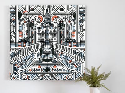 Kunstprint | Wanddecoratie | Canvas | 100 × 100 cm