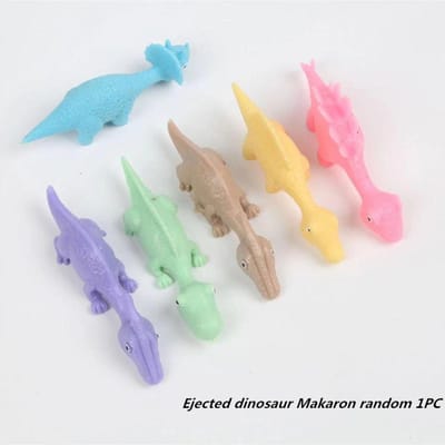 Nieuwigheid Creatieve Katapult Dinosaurus Speelgoed Leuk Listig Katapult Doelwit Dinosaurus Decompressie TPR Speelgoed beige