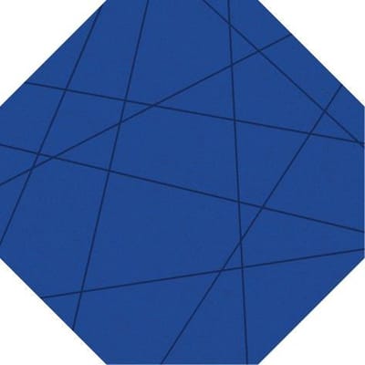 8-Hoek lijnen vilt onderzetters - Donkerblauw - 6 stuks - 9,5 x 9,5 cm - Tafeldecoratie - Glas onderzetter - Cadeau - Woondecoratie - Woonkamer - Tafelbescherming - Onderzetters Voor Glazen - Keukenbenodigdheden - Woonaccessoires - Tafelaccessoires