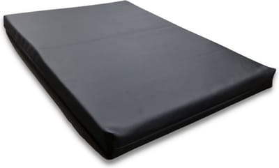Topmast Jumbo - Hondenbed - Zwart - 80 x 55 cm - Leatherlook Hondenkussen - Hondensofa - Honden Ligbed - Hondenmatras