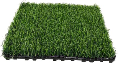 Kunstgras Tegels - Valse Grasmat - Tuin Decoratie - Onderhoudsvrij - 30x30 cm - Groen