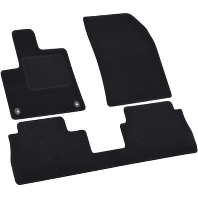 Vloermatten - JJ Automotive - Kia Venga - Zwart velours - Op maat - 3 stuks