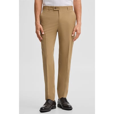 Modulaire pantalon, mosterdgeel