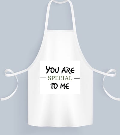 Akyol - you are special Keukenschort - Liefde - speciaal iemand - valentijnsdag - verjaardagscadeau - cadeau voor vriendin/vriend - 82 bij 71 cm