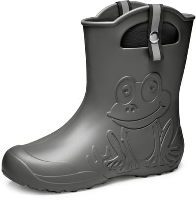 Ladeheid Dames Regenlaarzen - Superlichte EVA met Voering – Carbone – 40/41 - LA-CA-FrogWom265