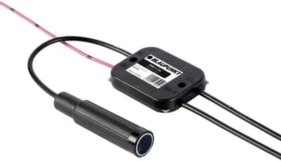 Auto Antenne Adapter - Radio Splitter - Verbeter Radio Ontvangst - Actieve Signaalversterking - 50 Ohm - Zwart