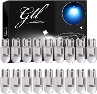 LED Lampen - W5W Wig - Voertuig Verlichting - 360 Graden Straling - T10 Formaat - IJsblauw