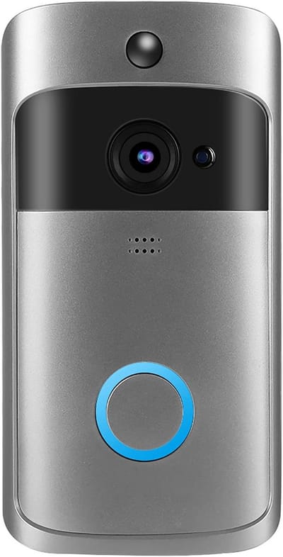 Draadloze Wifi Videodeurbel met Bewegingsdetectie en Tweerichtingsaudio