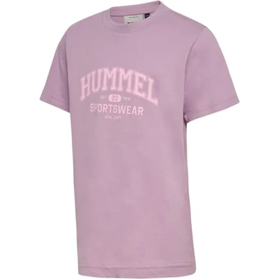 Hummel Regular Graphic T-shirt Met Korte Mouwen Paars 110-116 cm Kinderen