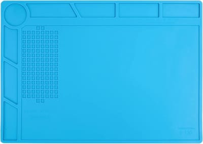 Hittebestendige siliconen lasmat 35x25 cm - Antistatische werkmat voor reparaties