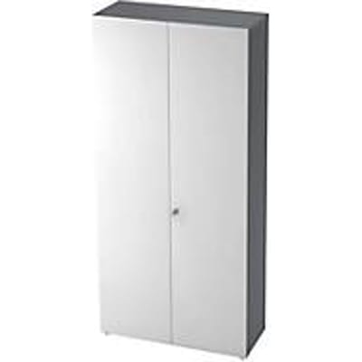 Archiefkast TOPAS LINE, 6 ordnerhoogten, B 1000 mm, grafiet/wit