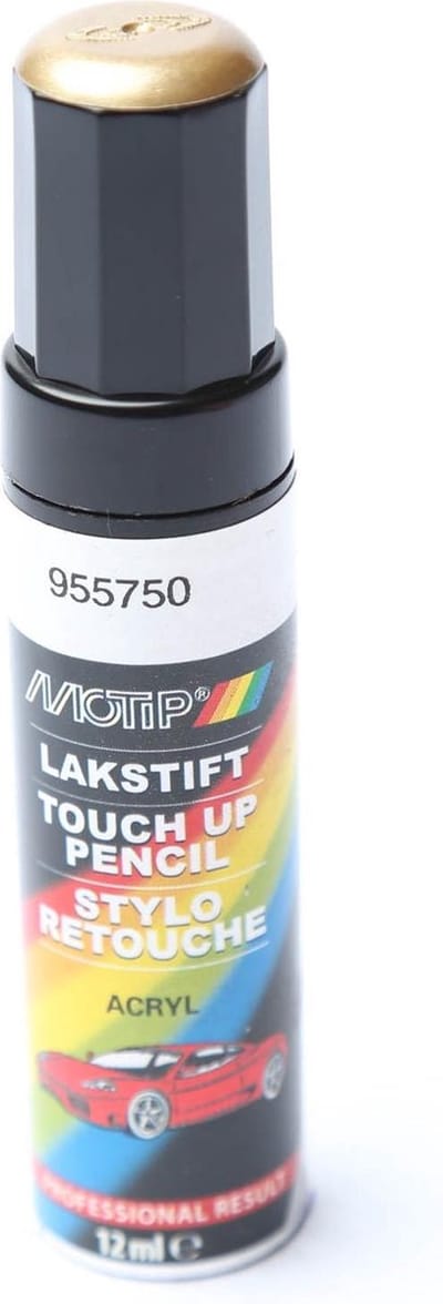 Motip 955750 - Auto lakstift - Zilver Metallic - 12 ml