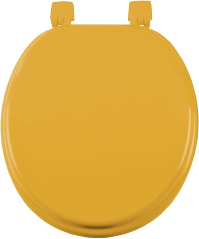 Toiletbril - WC-bril Deksel - Badkamer Vernieuwen - MDF Bedrukt - 37 x 47 cm - Oker