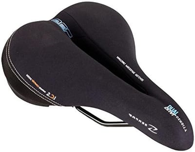 Dames Fietszadel - Comfort Zadel - Wielrennen - Gepatenteerd Comfort Systeem - Zwart