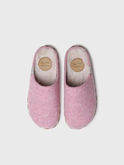 Damesslippers van vilt | DELI-FP