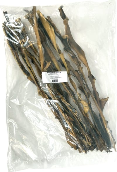 Petsnack Kauwstaaf 65cm 1kg - Gezonde Hondensnack Zonder Toevoegingen - Runderkophuid, Lange Kauwstaaf