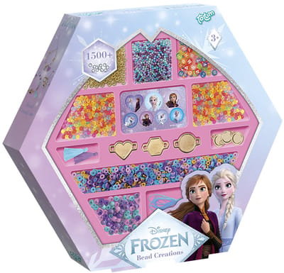Disney Frozen Totum kralen set 1500-delig - 5 armbandjes en sieraden maken -knutselen creatief speelgoed meisjes vanaf 3 jaar vriendschaps armbandjes cadeautip