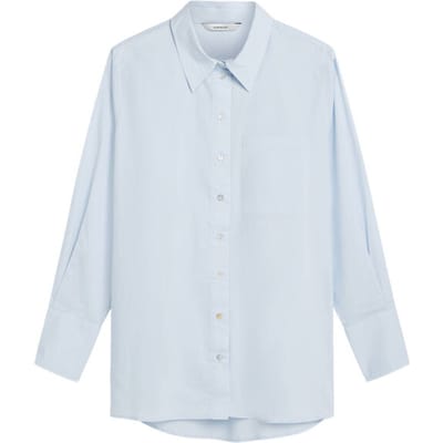 Summum 2s150-12119 423 blouse crispy poplin softblue