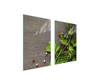 TMK ArtDeko - Snijplank en Beschermplaat - Gehard Glas - 65x52 cm