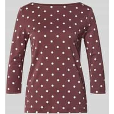 Shirt van puur katoen met 3/4-mouw