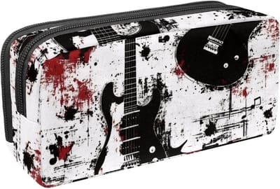 Pennenetui Tas - Briefpapier Organizer - School Kantoor - Dubbel Compartiment - 21x10cm - Meerkleurig