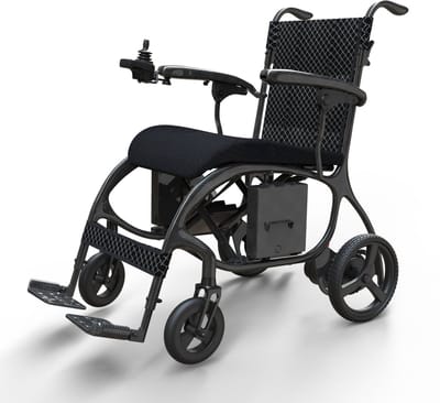 Lichtgewicht opvouwbare elektrische rolstoel – 12,5 kg – Carbon