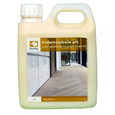 Dumby Onderhoudsolie Wit - 1 liter