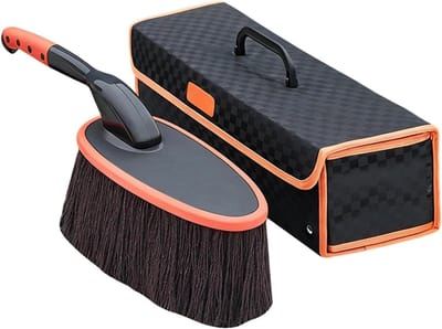 Auto Stofdoek - Reinigingsborstel - Voertuig Onderhoud - Krasvrije Reiniging - 42-60 cm - Grijs