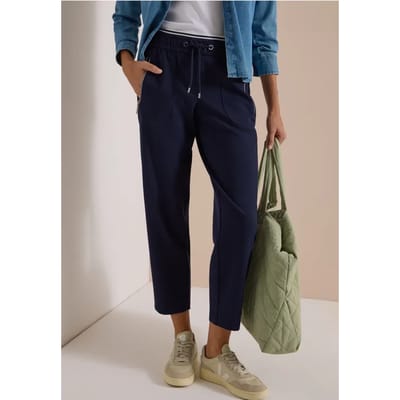 Mid Waist Barrel Leg Broek – Casual Fit