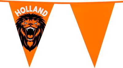 Boland - PE vlaggenlijn Brullende leeuw 'Holland' - Voetbal - Koningsdag - Holland - Supporter - Voetbal