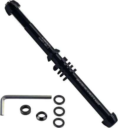 Fietstrainer Asadapter - Reserve As - Indoor Fietsen - Instelbare Breedte - 75 cm - Zwart