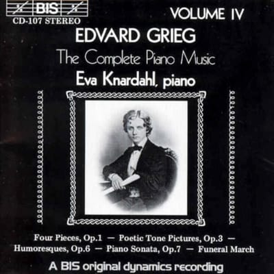 Eva Knardahl - Grieg: 4 Klaverstykker, Op. 1 (CD)