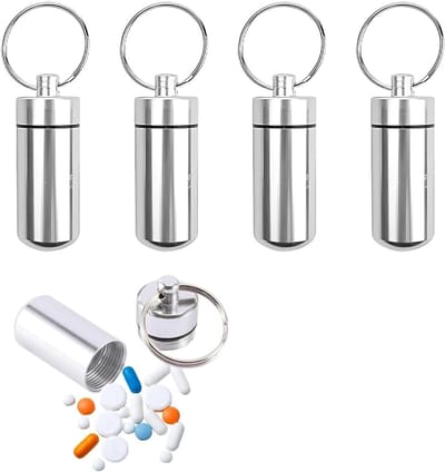 4 x adresetiketten voor huisdieren, hond, kat, kittens, puppy, personaliseerbaar, waterdicht, met anti-verlies-etiket voor halsketting, zilver