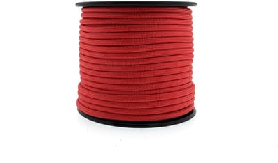 Paracord 550 type III Bright Red-30 mtr