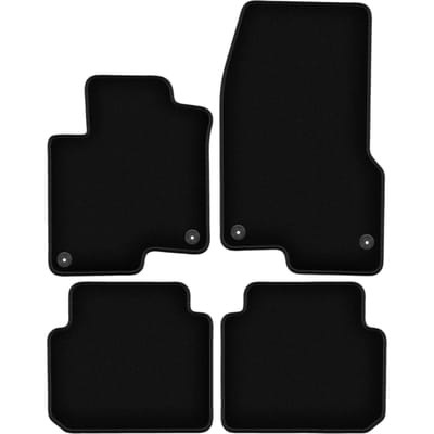 BASIC zwarte veloursmatten voor: Smart ForFour I hatchback (2004-2007)