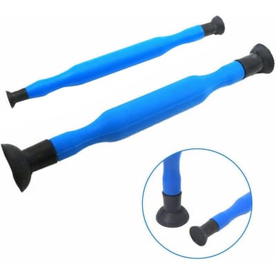 Klep Lapschijf Klep Schuur Lapschijf 2 stuks Lapschijf Set met Zuignappen Kit Set 5 8  13 16  1 1 8  1 3 8 blue