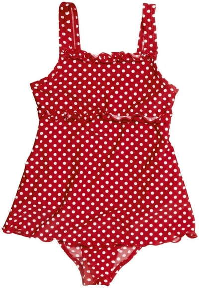 Playshoes UV badpak Kinderen Stippen - Rood - Maat 110/116